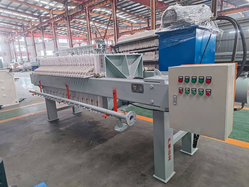 membrane filter press display view