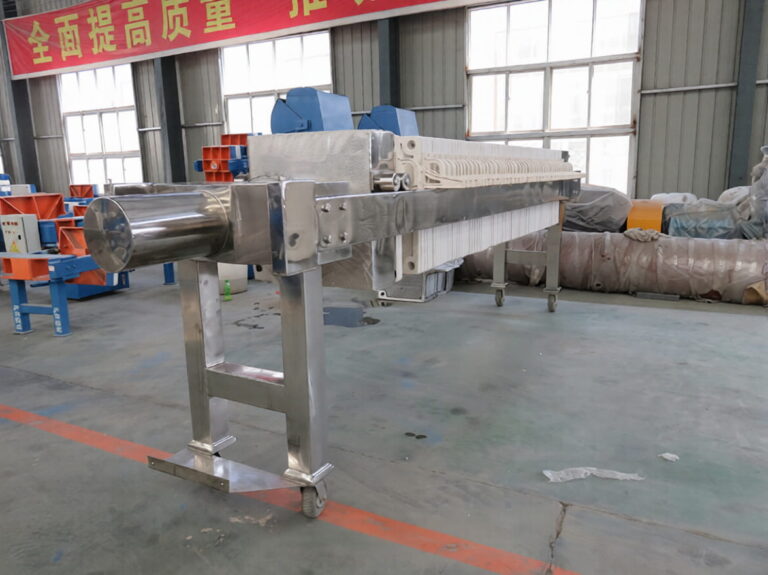 stainless steel coated filter press