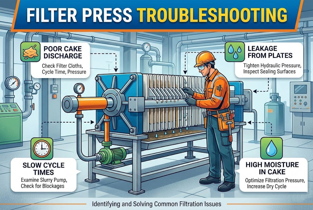 filter press troubleshooting