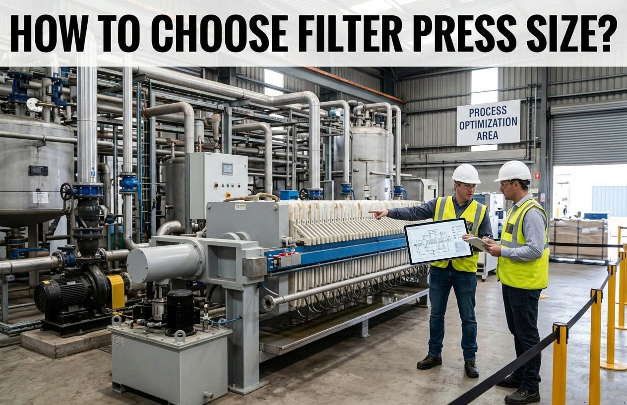 how to choose filter press size