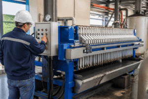 how to operate filter press