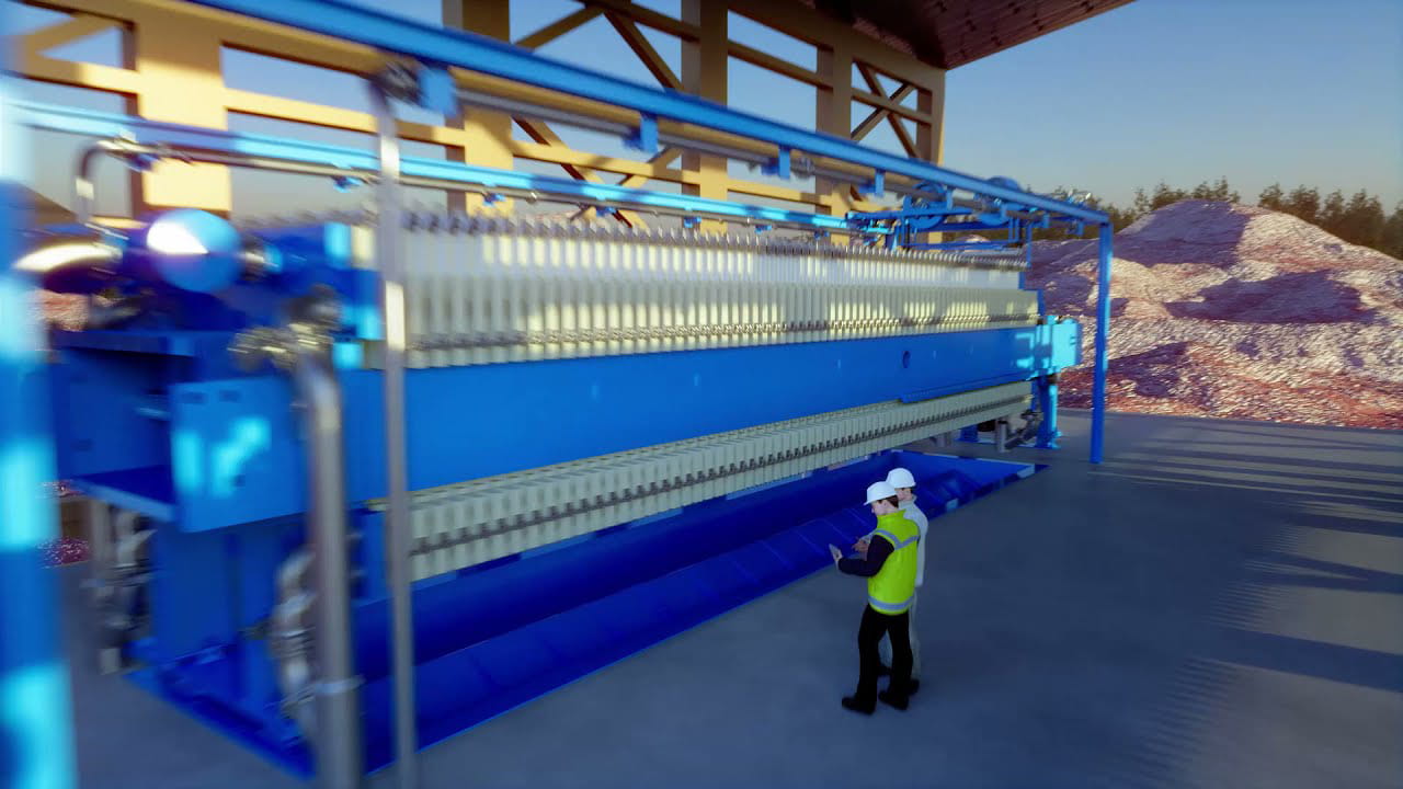 what is mining filter press