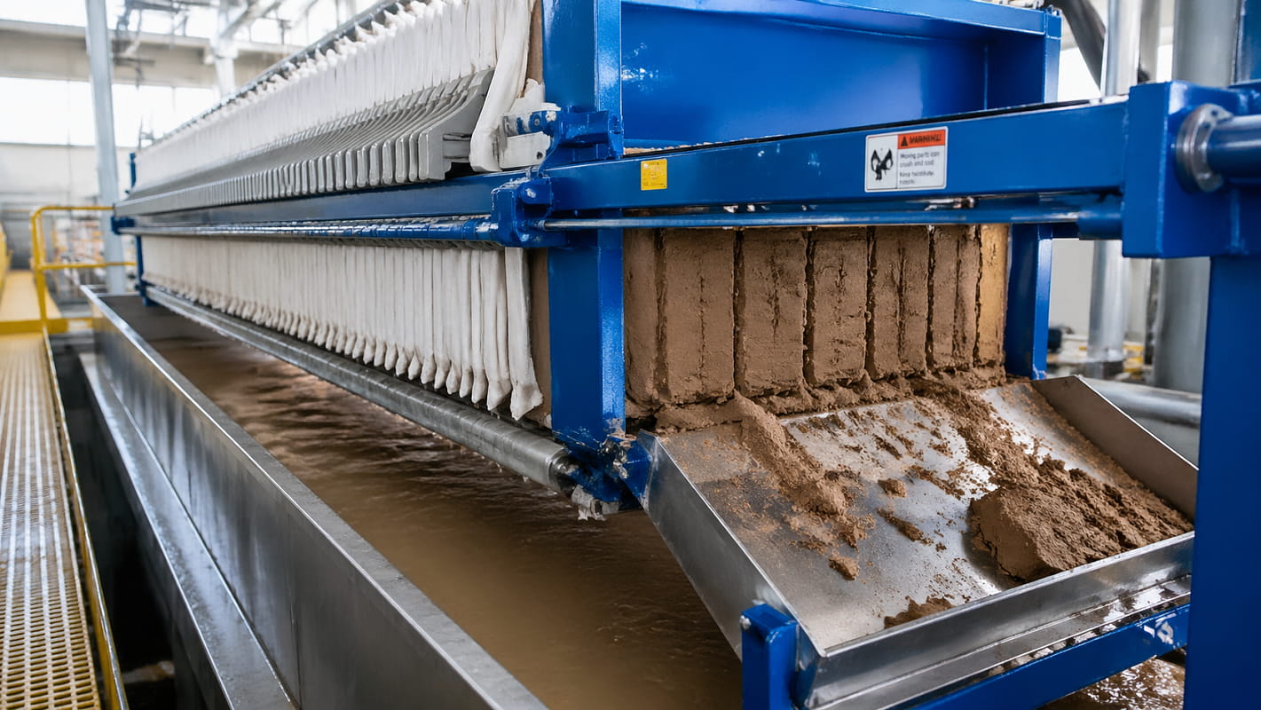 how to remove more water after filter press